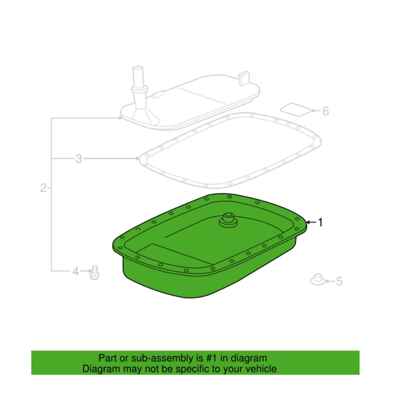 BMW Auto Trans Oil Pan 24111422106